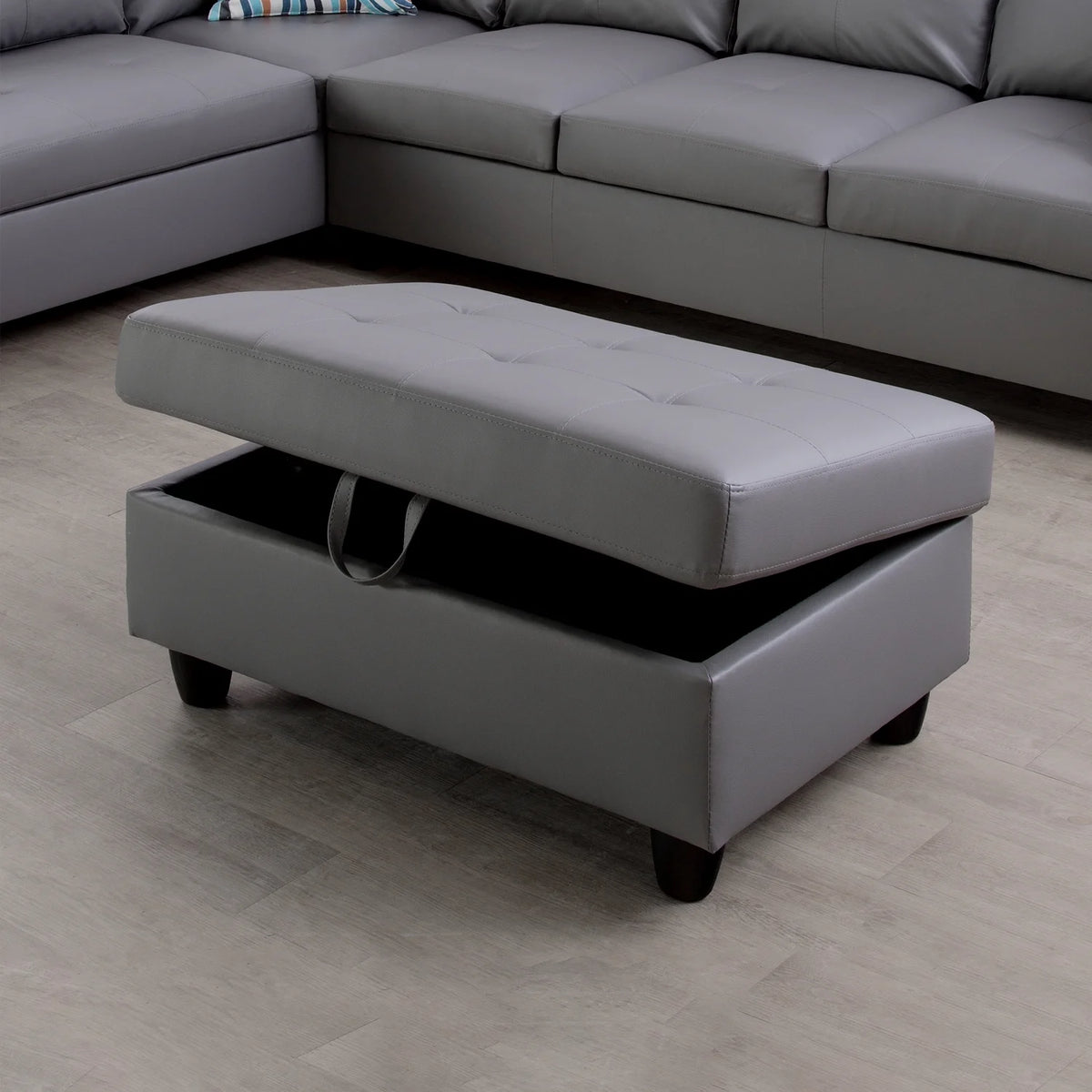 L-Shaped 3-Piece Sectional Sofa Couch Z179