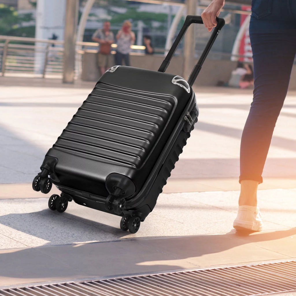 Black 20-Inch Hardside Carry-On Spinner Luggage Z58005