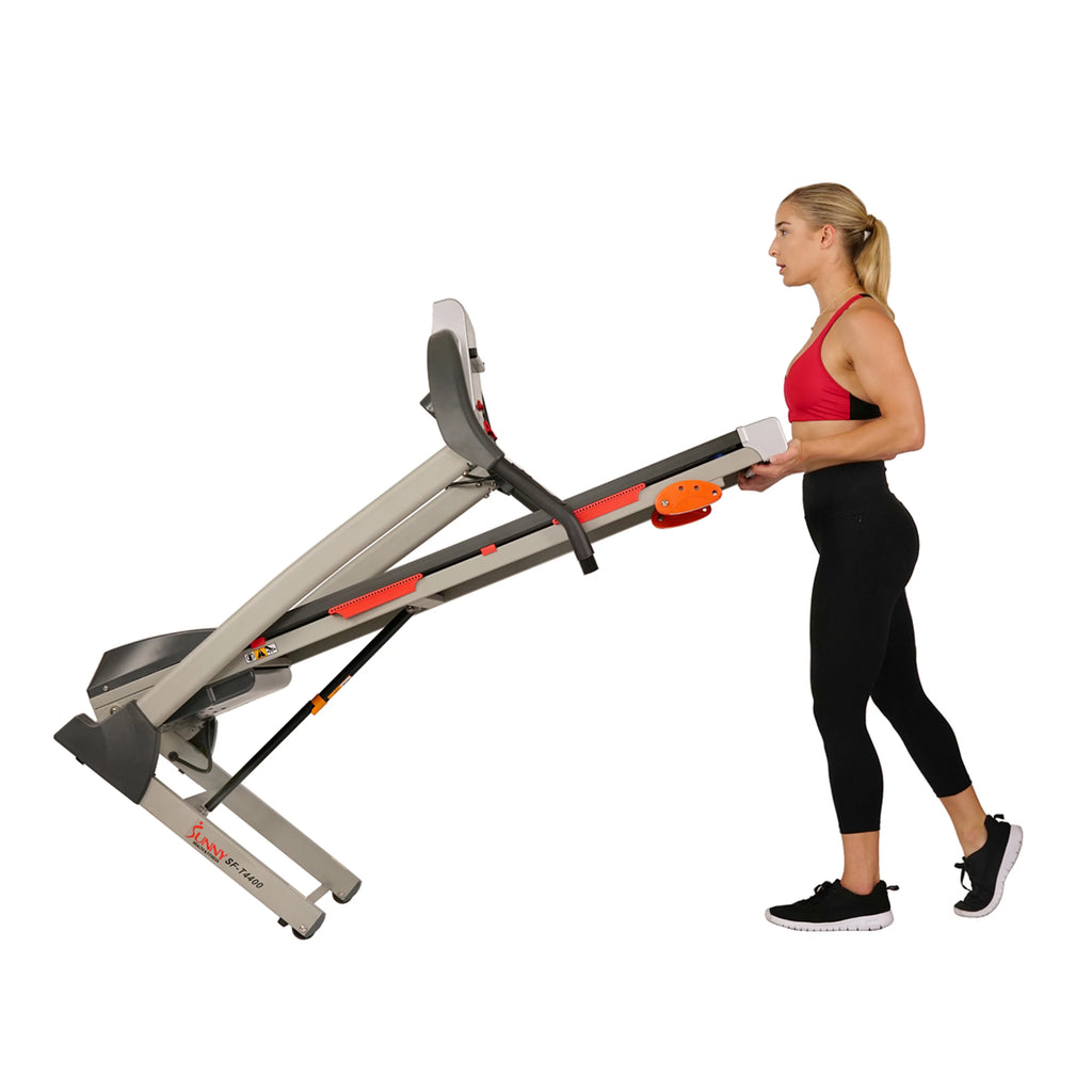 Folding Treadmill with Manual Incline and Pulse Sensors N624286