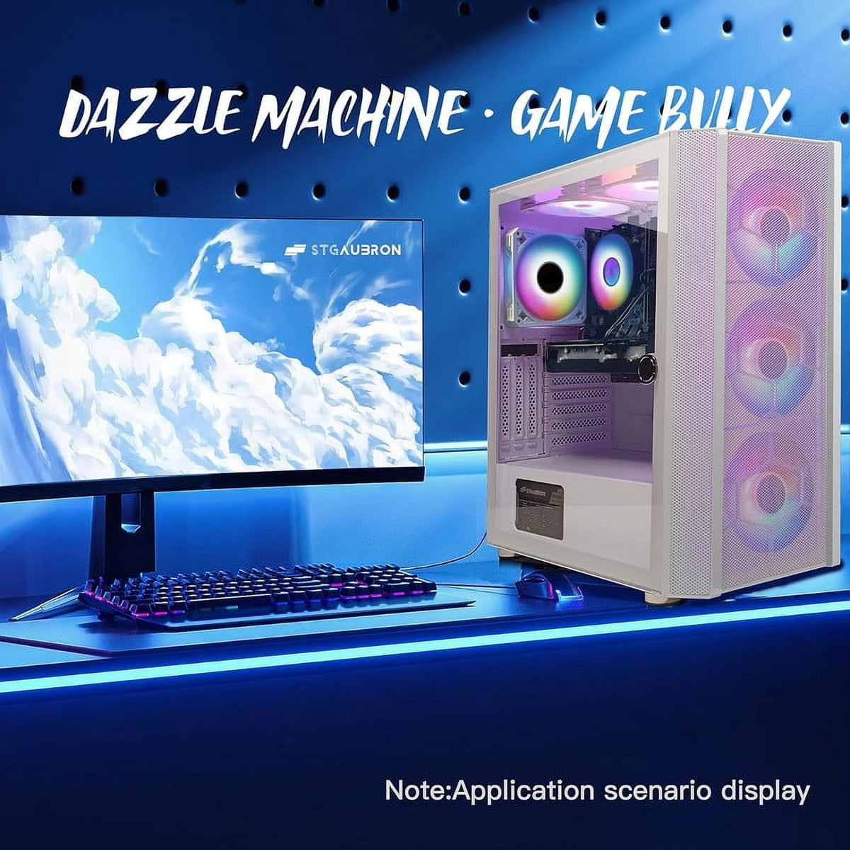 Gaming Desktop PC, Intel Core i7, 16G RAM, 1T SSD, Radeon RX 5600 XT S860796