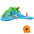 Inflatable Crocodile Water Slide Park with Pool B172248