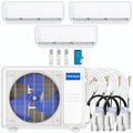 27,000 BTU 3 Zone Ductless Mini Split Air Conditioner and Heat Pump P716911