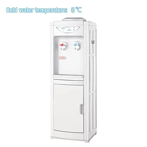 Top Loading Hot & Cold Water Cooler Dispenser with Storage Cabinet, White W6032