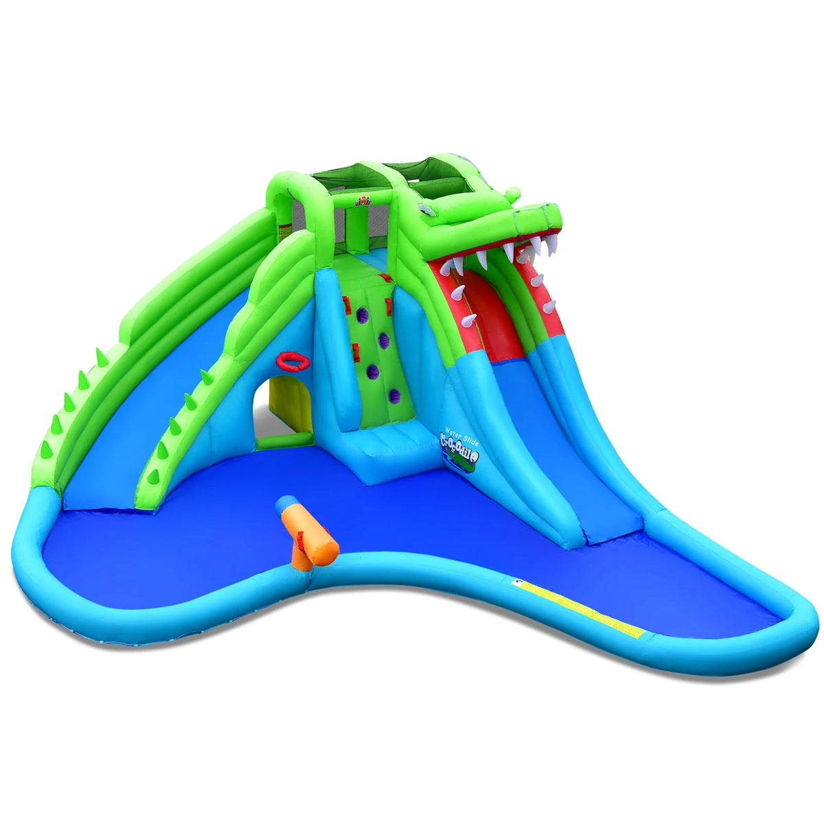 Inflatable Crocodile Water Slide Park with Pool B172248