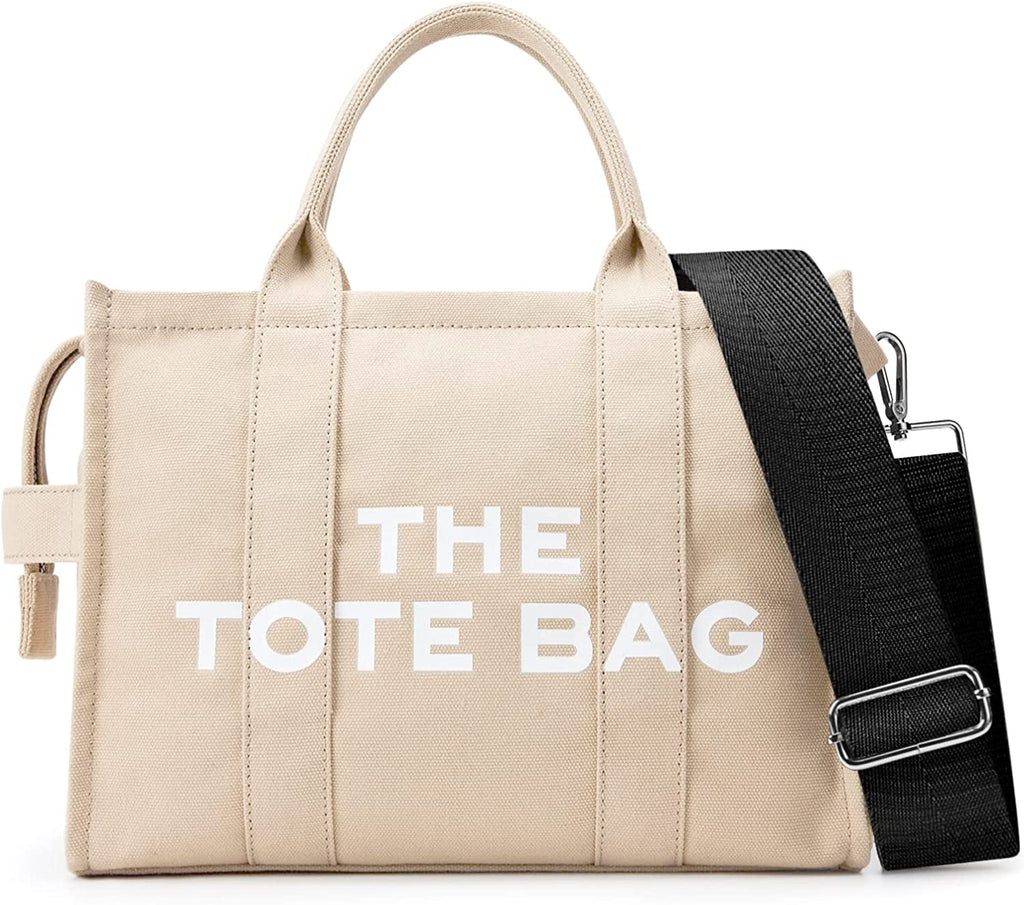 Canvas Tote Bag with Zipper L531
