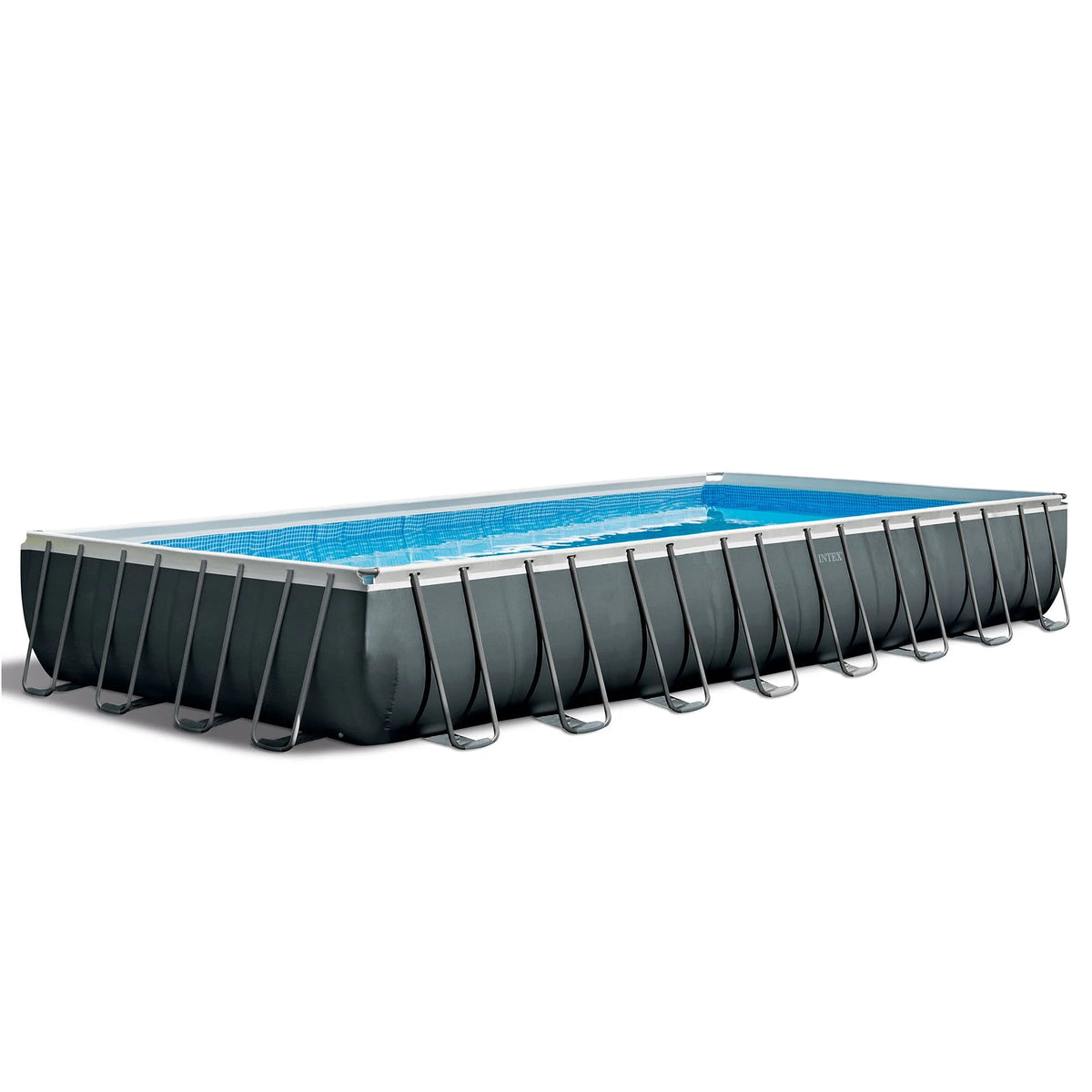 32' x 16' x 52 Rectangular Above Ground Pool Set with Filter Pump C84803