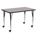 Grey Laminate Activity Table Y515939