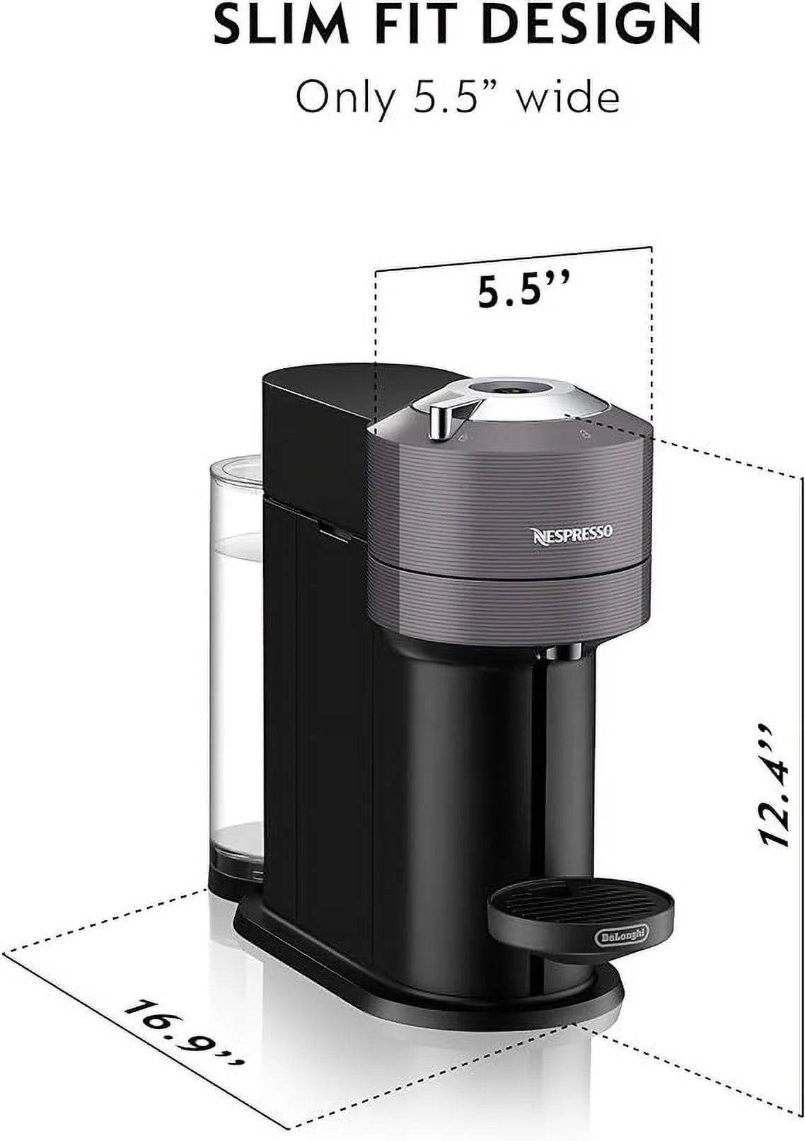 Open Box Coffee Espresso Machine Dark Grey R41670