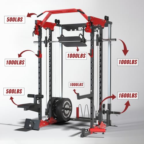 Smith Machine with Cable Crossover and Leg Press T629375