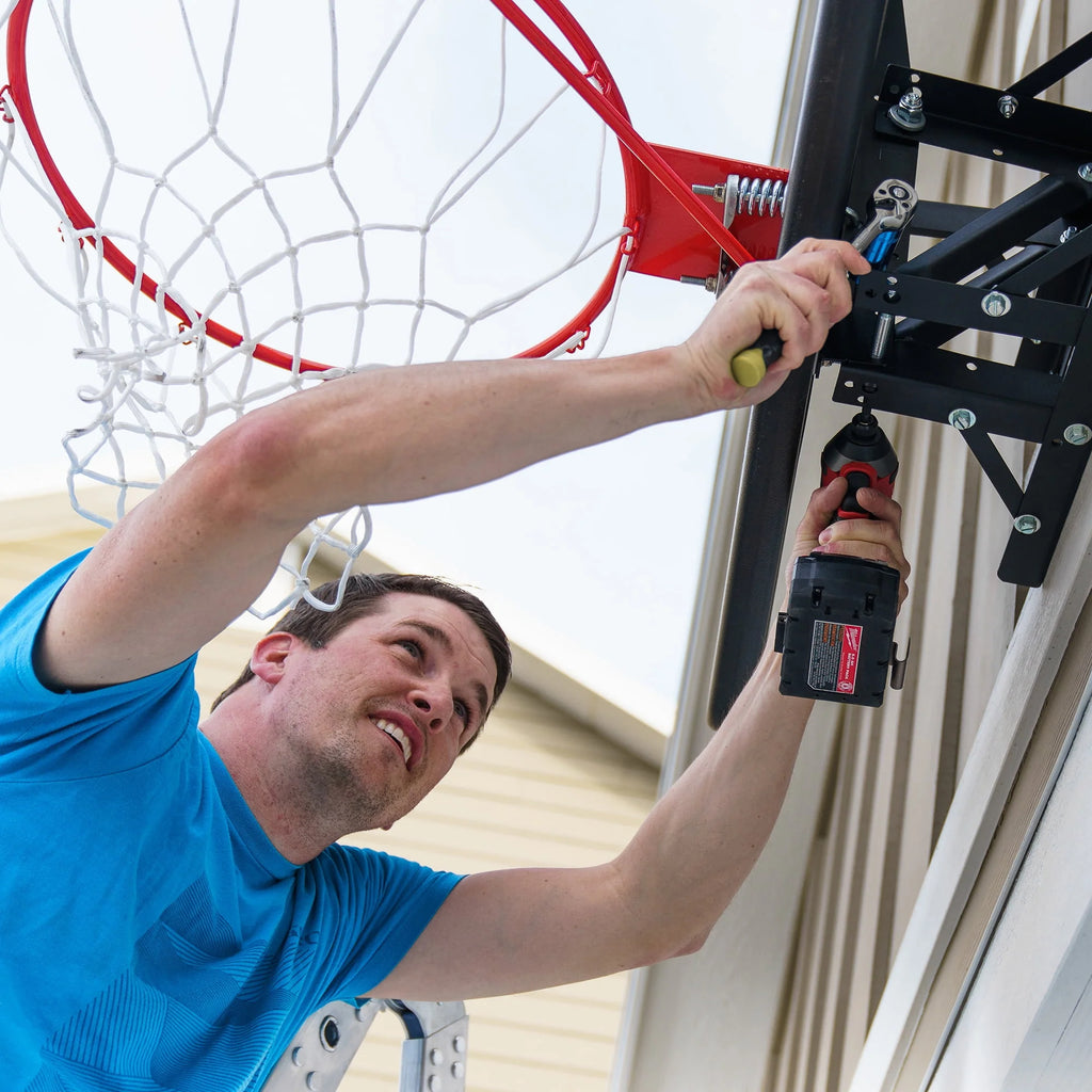 44 inch Polycarbonate Basketball Backboard and Rim Combo P57230