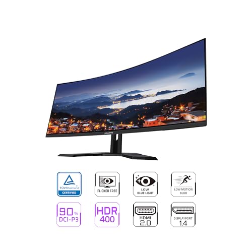 34" 1440P Curved Gaming Monitor E1385