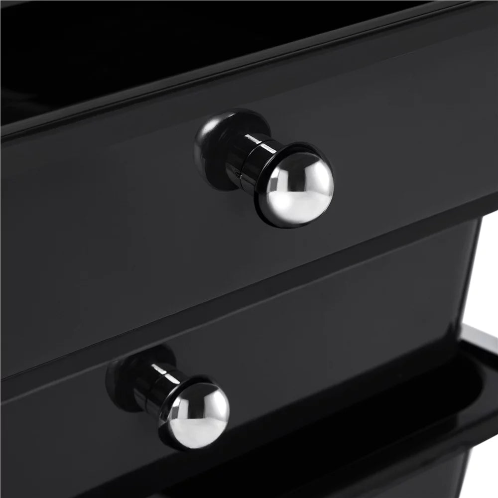 Black 12 Drawer Rolling Storage Cart U643775