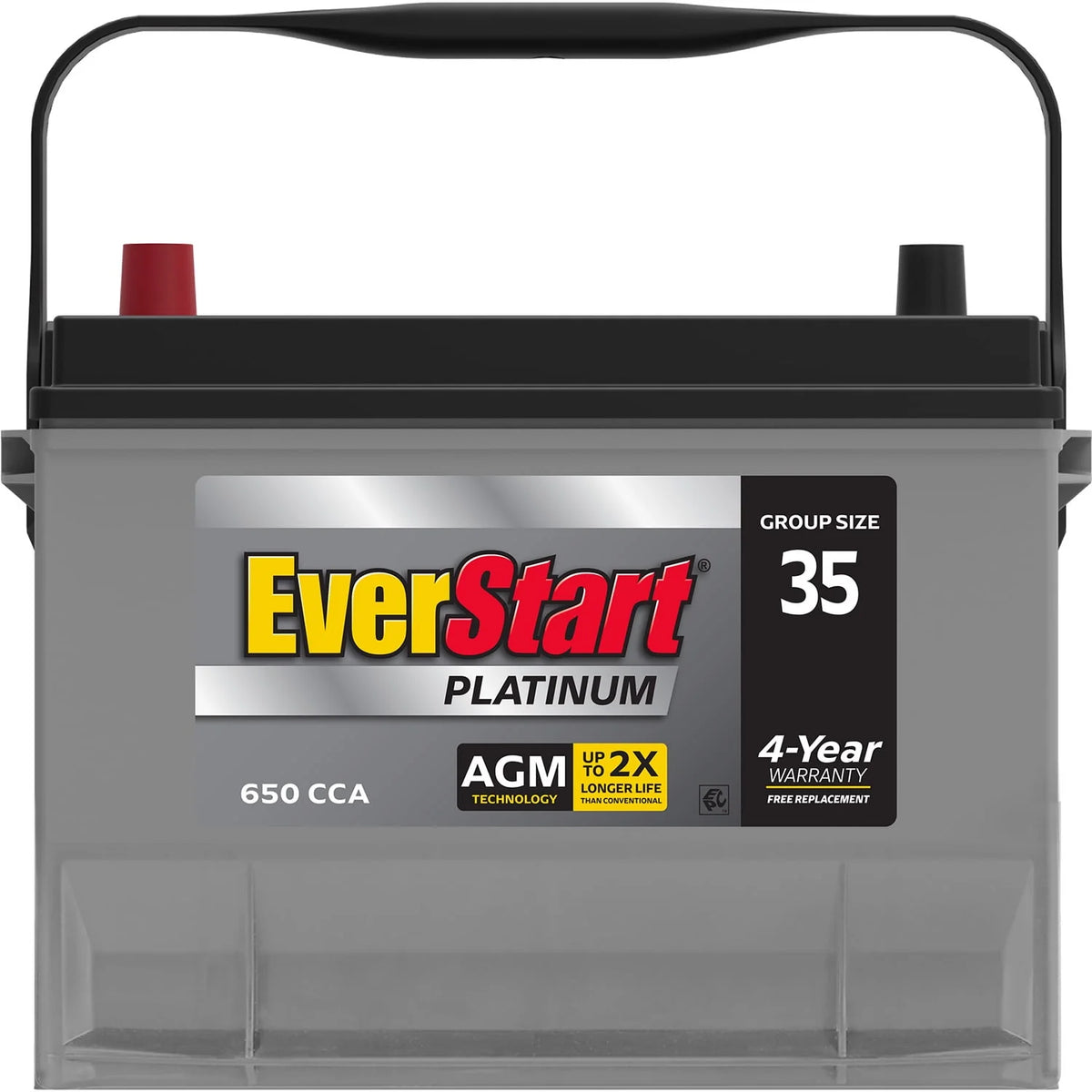 AGM Automotive Battery Group Size 35 12 Volt 650 CCA Y1930