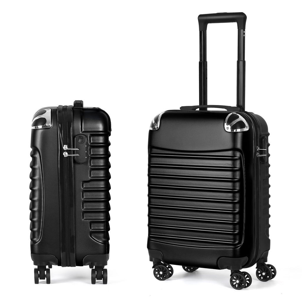 Black 20-Inch Hardside Carry-On Spinner Luggage Z58005