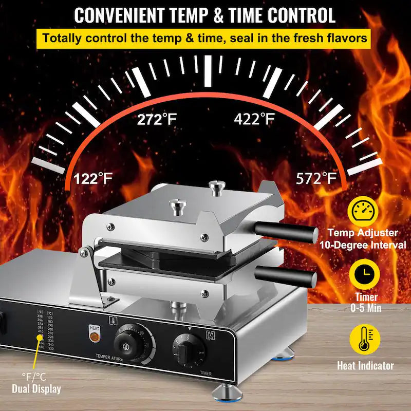 Commercial Bubble Waffle Maker Electric 1500W I781562