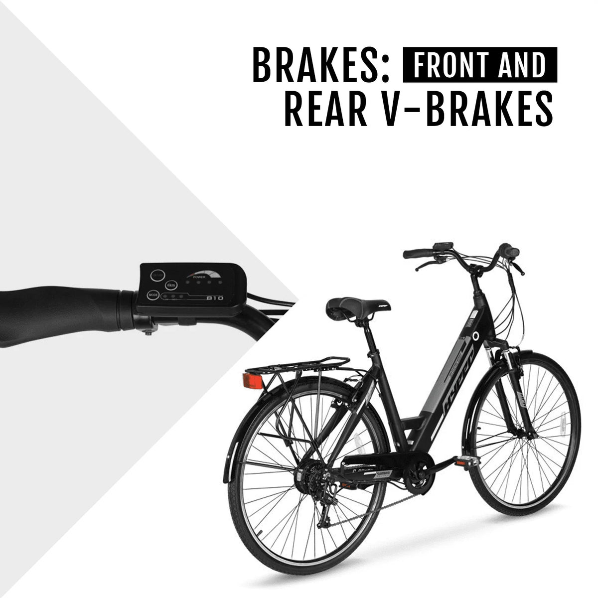 36V 250W Blue Electric Commuter E-Bike L652