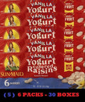 Vanilla Yogurt Covered Raisins 30 Boxes V7387