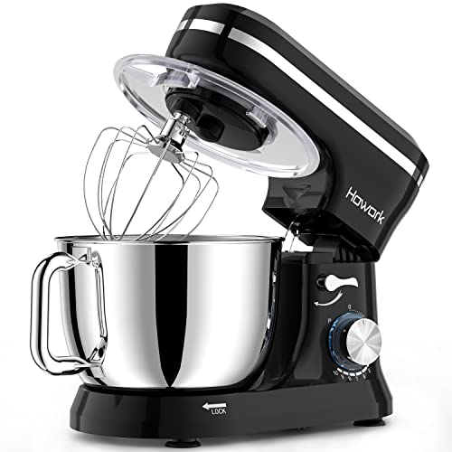 Electric Stand Mixer 6.5QT Stainless Steel Bowl Cream White U47475