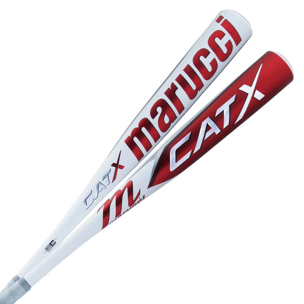 White Red Baseball Bat O38949
